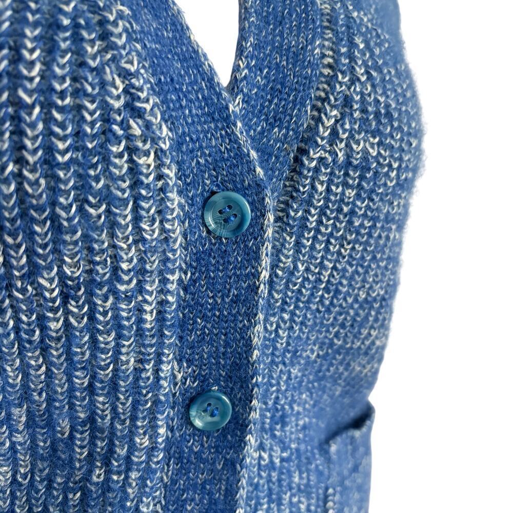 Vintage Wool Vest Cottagecore GORPCORE preppy Light Academia Sz M by Tin Lee - Picture 2 of 7